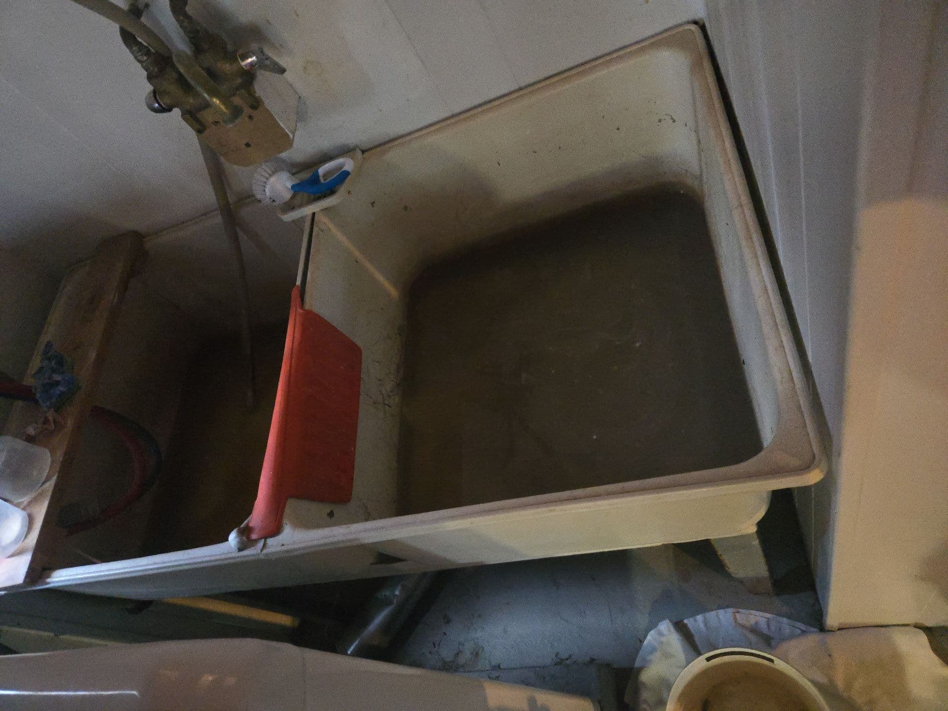 Project Backed Up Main Drain Cleared and Flowing Again image