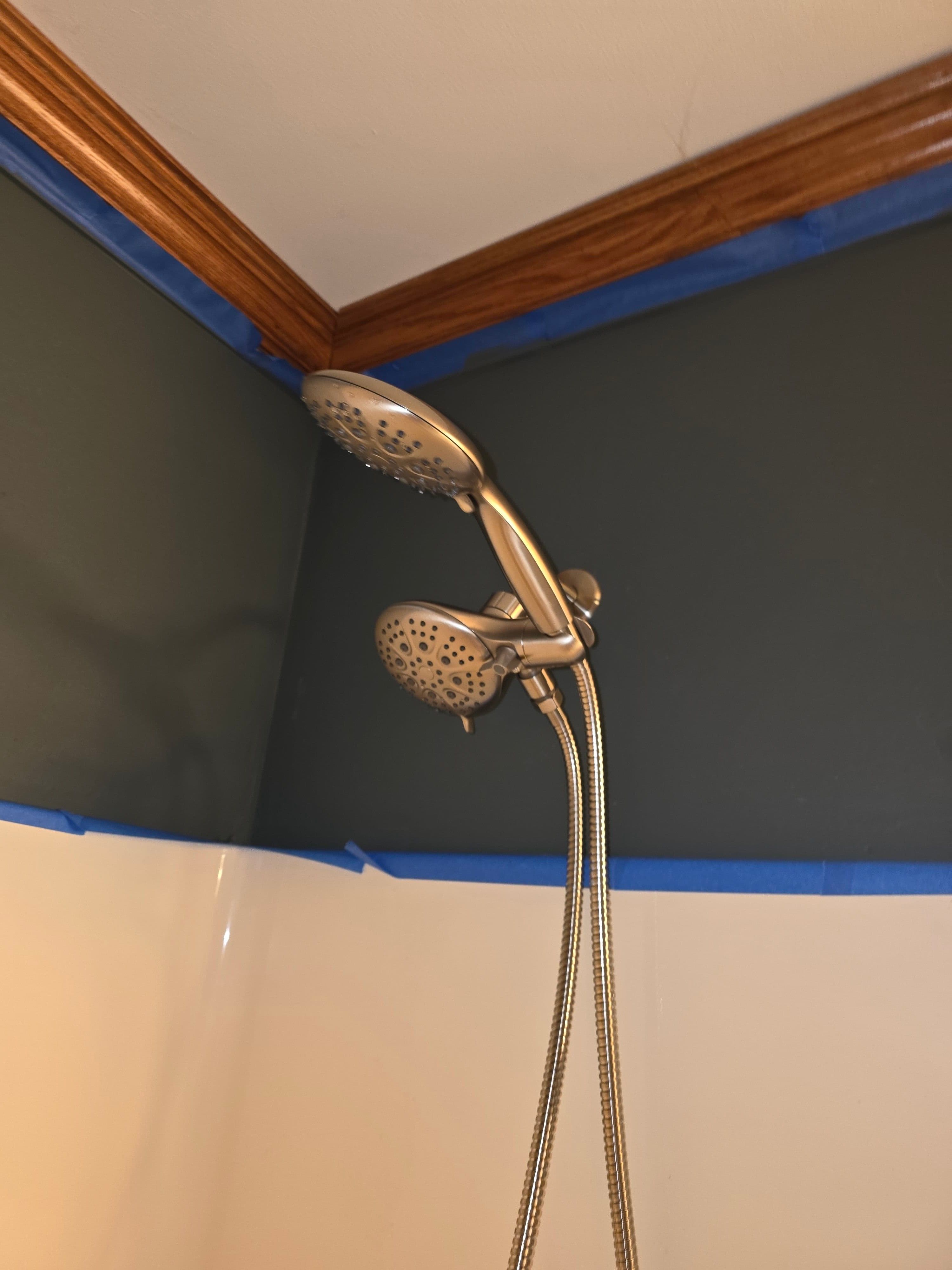 Project Shower Valve Swap Done Right - Old Moen Out, New Delta In image