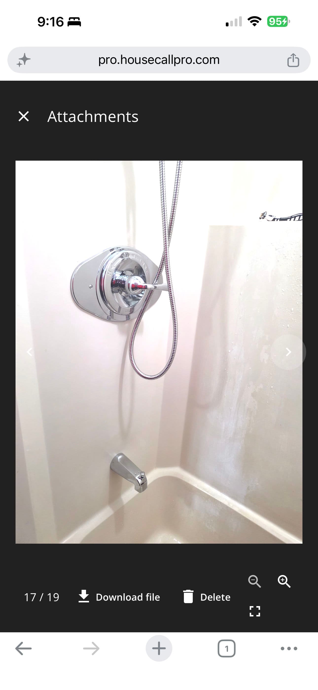 Gallery photos for Leaking Shower Valve Replaced Right with Delta Trim and New Water Lines: Image #4