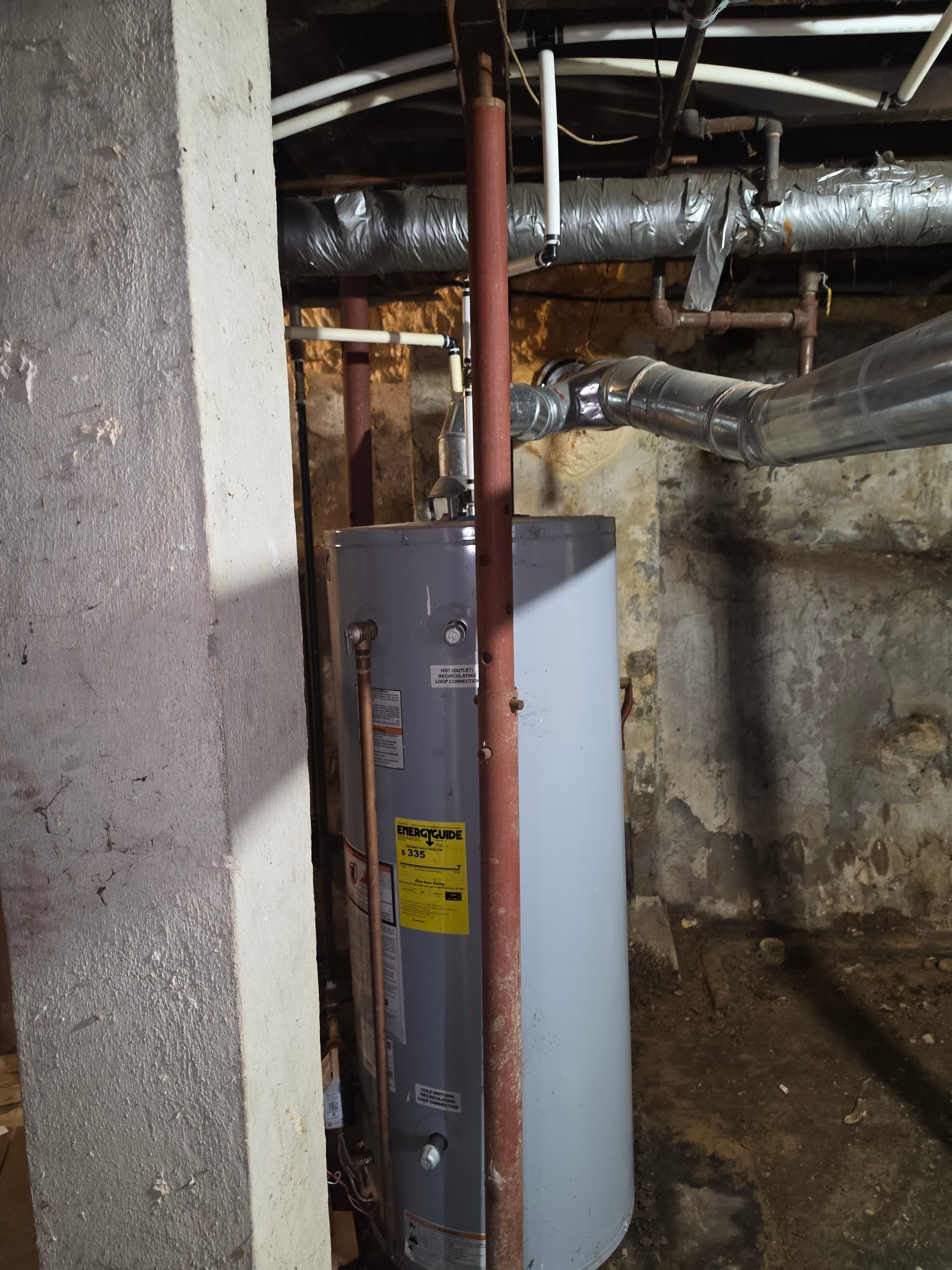 Gallery photos for Flood-Damaged Water Heater Replaced with AO Smith 40-Gallon Unit: Image #1