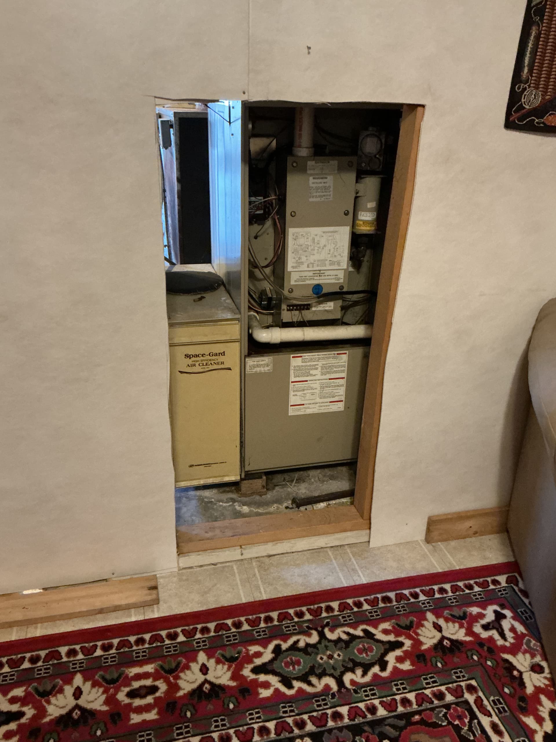 Old Lennox Pulse Furnace Replaced with a Coleman Two-Stage High-Efficiency Unit image