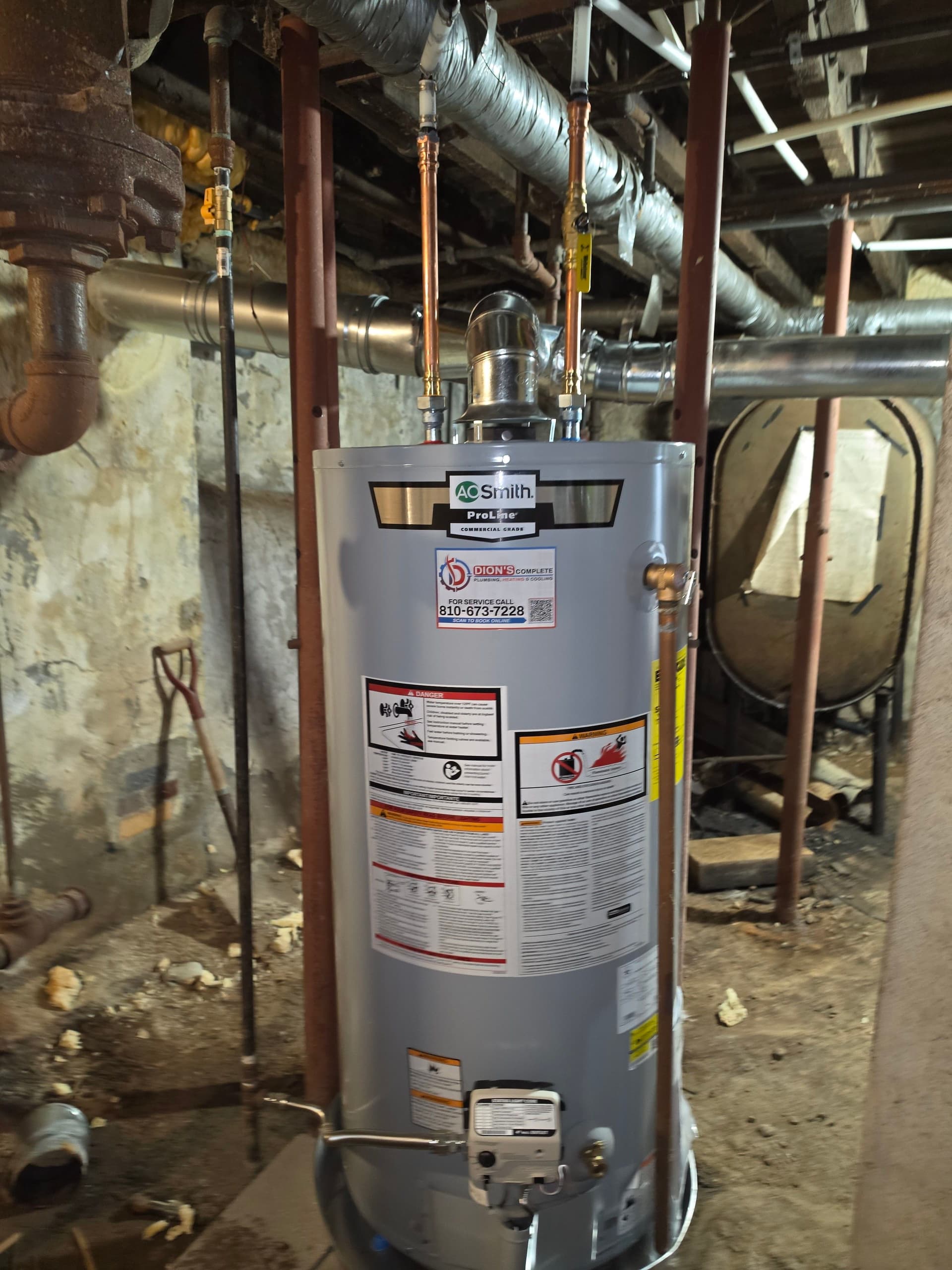 Gallery photos for Flood-Damaged Water Heater Replaced with AO Smith 40-Gallon Unit: Image #3