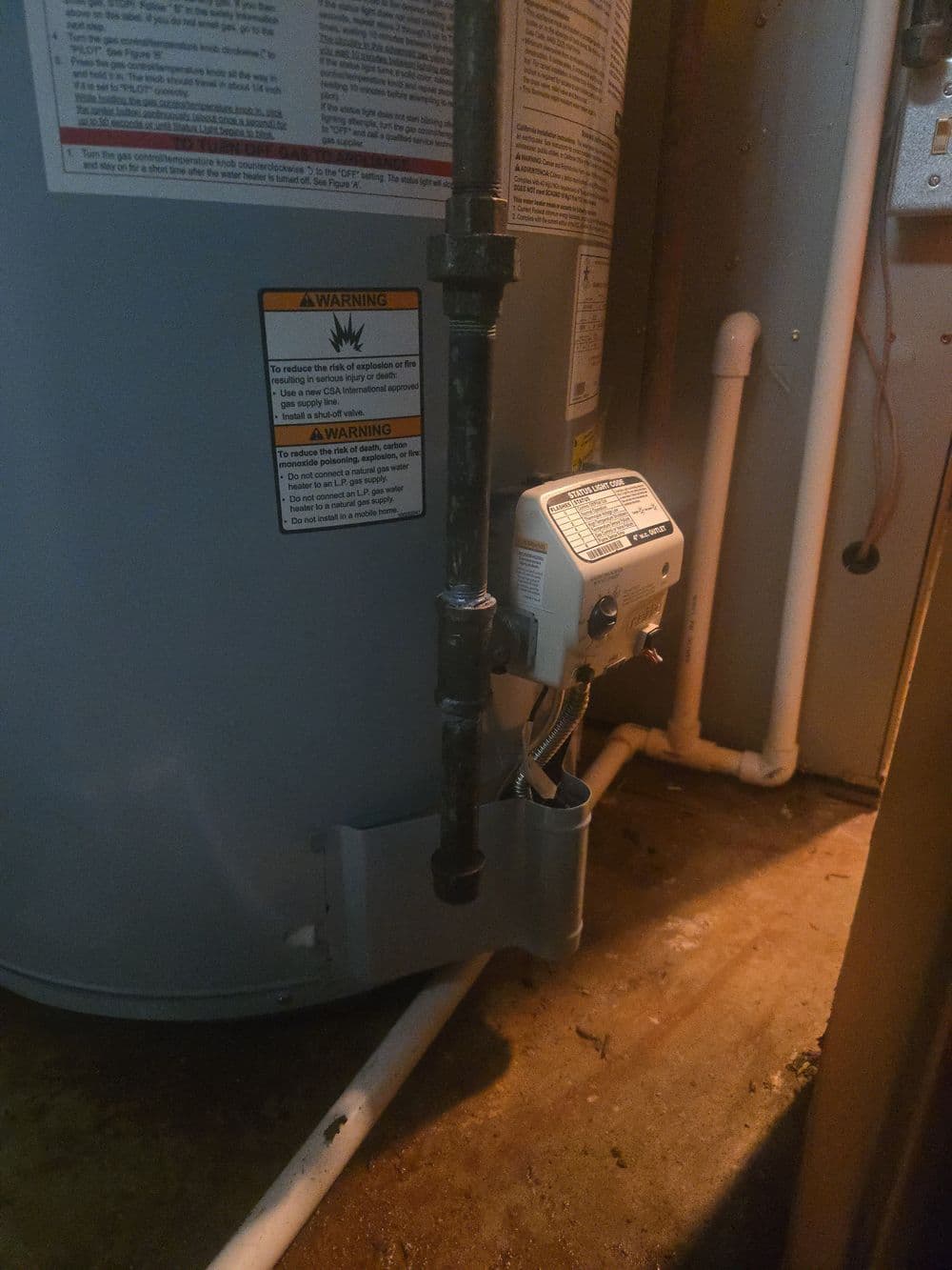 Gallery photos for 50-Gallon Gas Water Heater Replacement and Plumbing Repairs in Flushing MI: Image #7