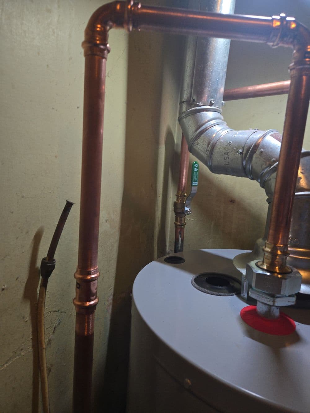 Gallery photos for 30-Gallon Gas Water Heater Replacement in Saginaw with New Copper Lines: Image #2