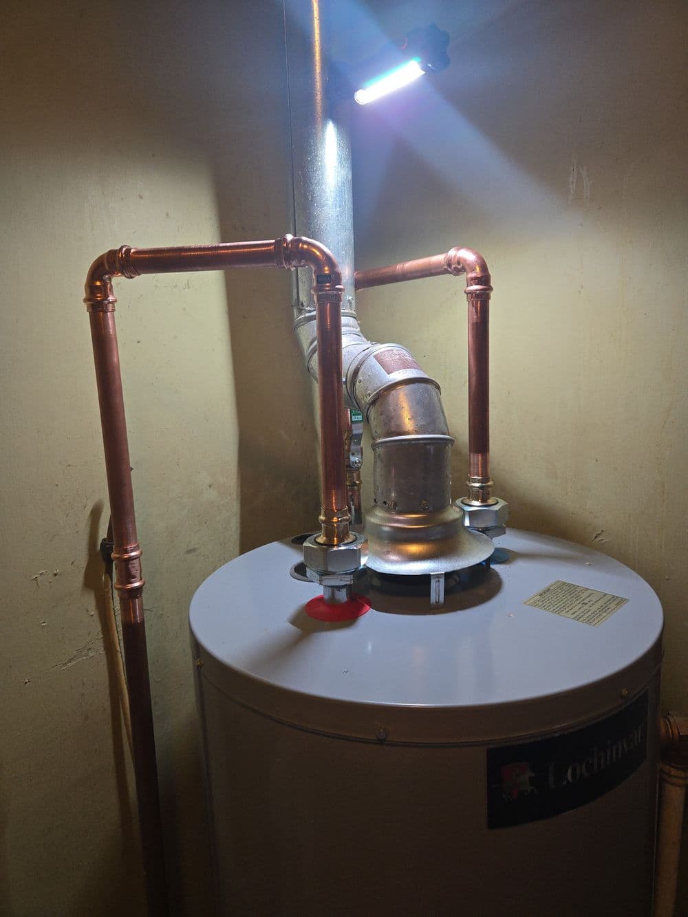 Gallery photos for 30-Gallon Gas Water Heater Replacement in Saginaw with New Copper Lines: Image #3