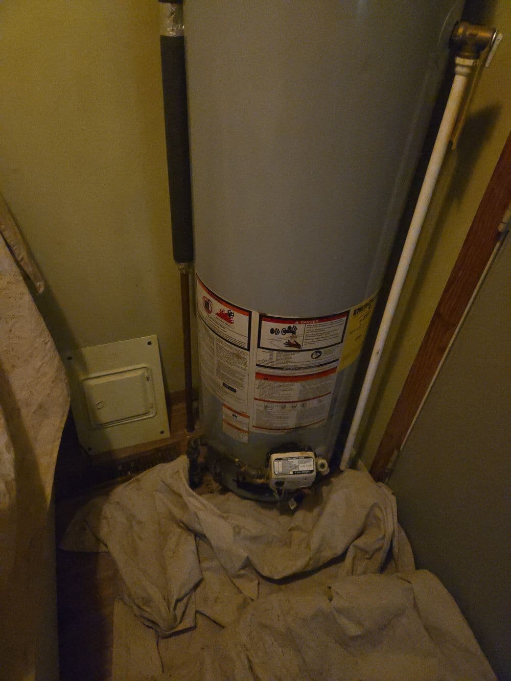 Gallery photos for 30-Gallon Gas Water Heater Replacement in Saginaw with New Copper Lines: Image #9