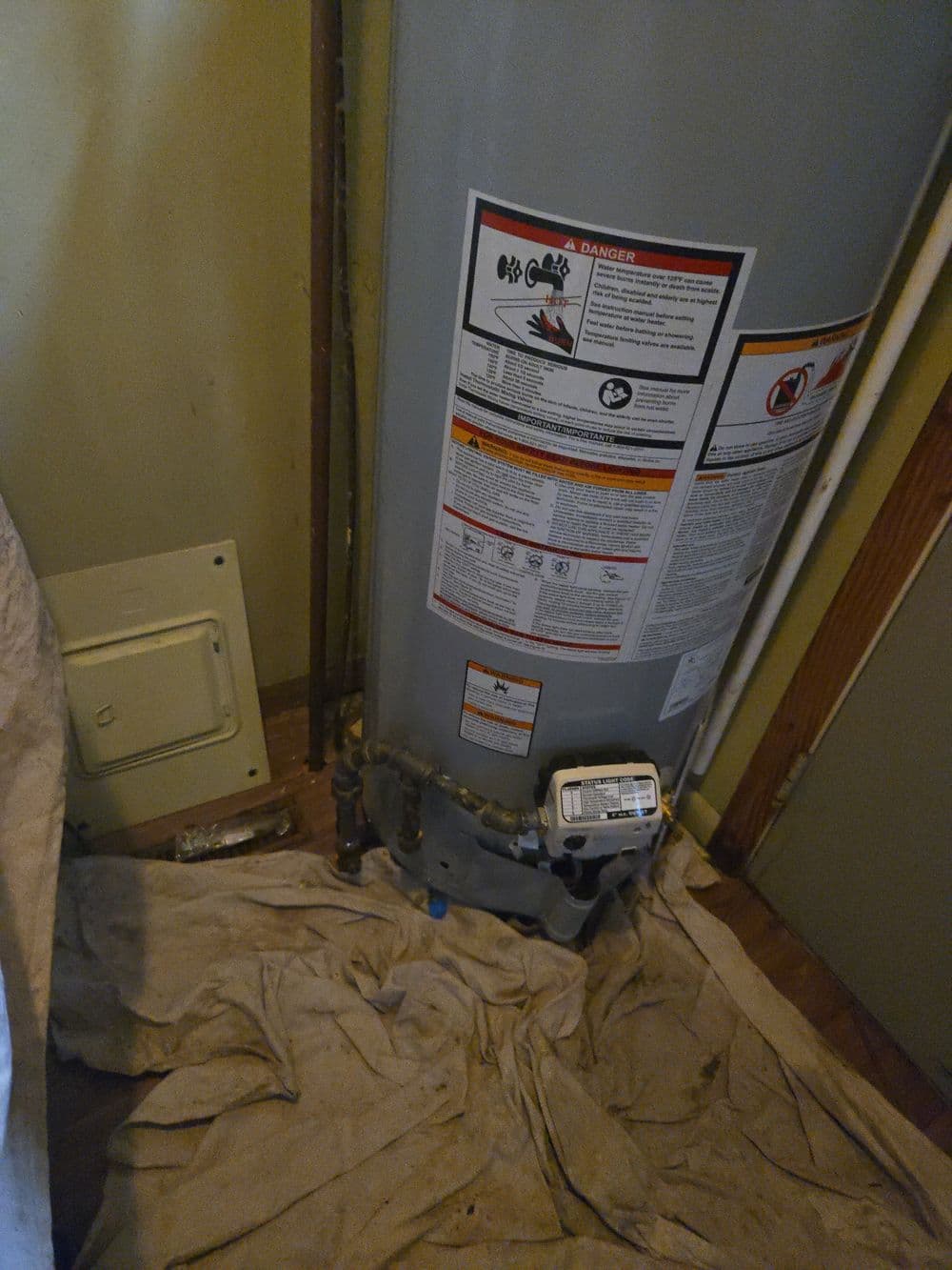 Gallery photos for 30-Gallon Gas Water Heater Replacement in Saginaw with New Copper Lines: Image #7