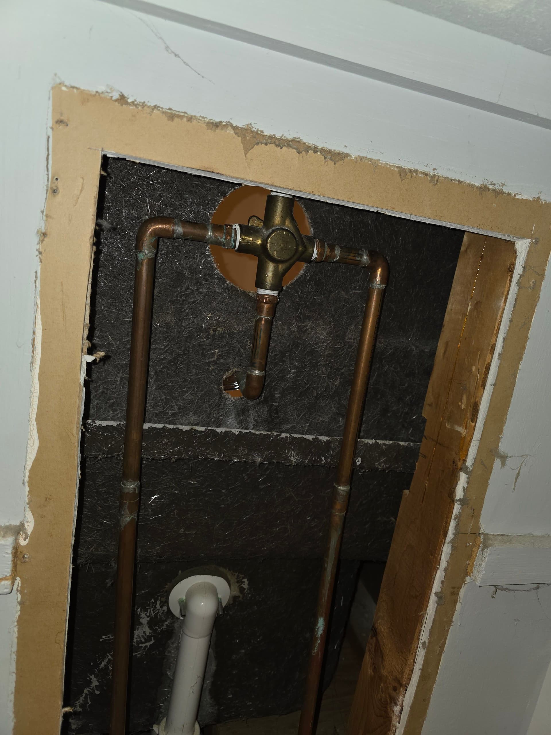 Gallery photos for Shower Valve Swap Done Right - Old Moen Out, New Delta In: Image #2