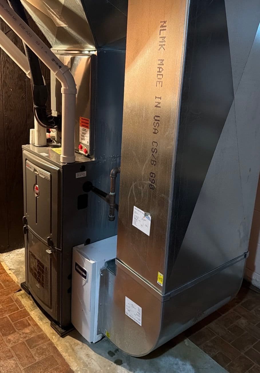 Flood-Damaged Furnace Replaced With a New Amana Unit image