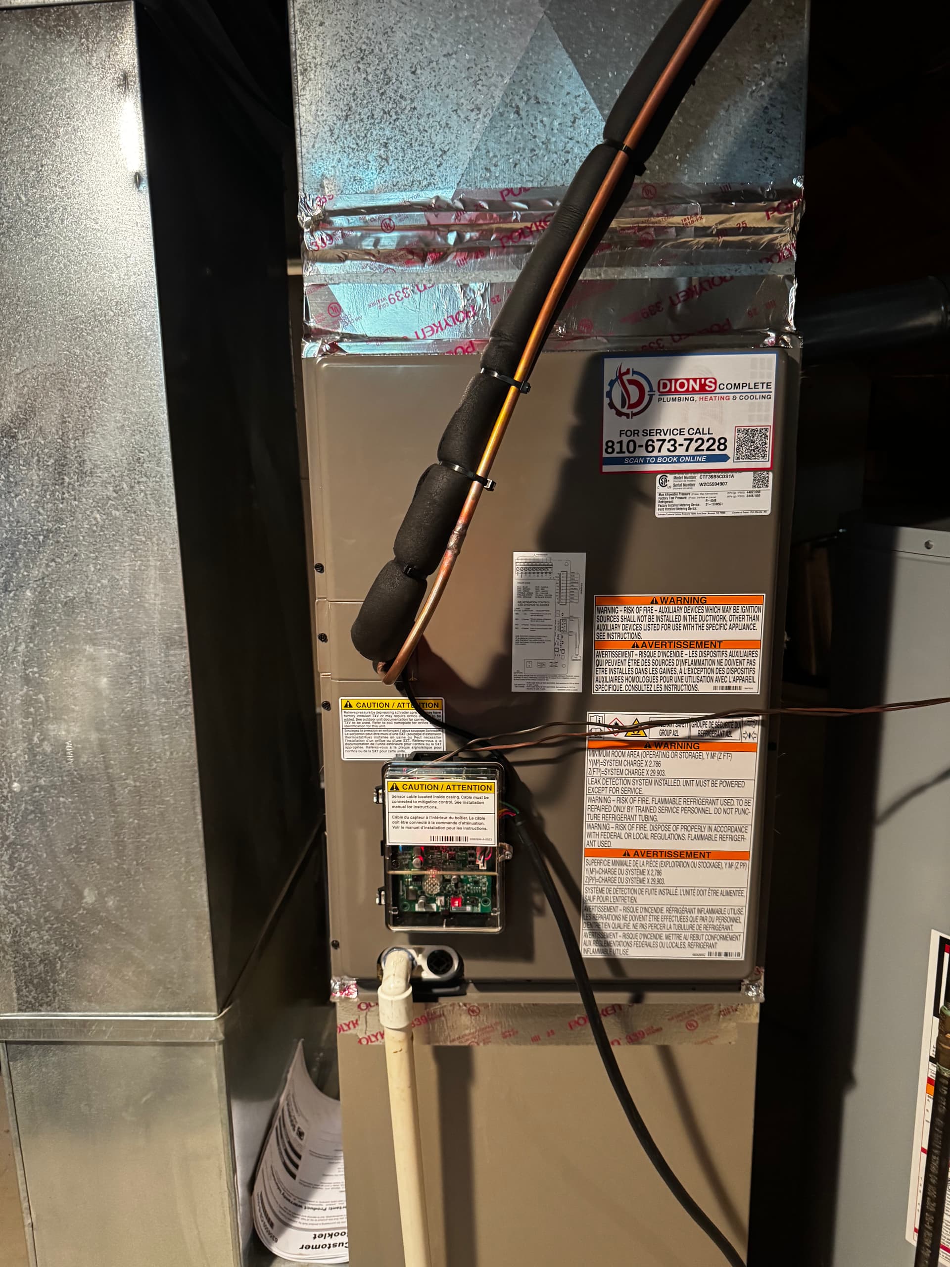 Gallery photos for 30-Year-Old AC Replaced With a Coleman 13.2 SEER Unit: Image #1