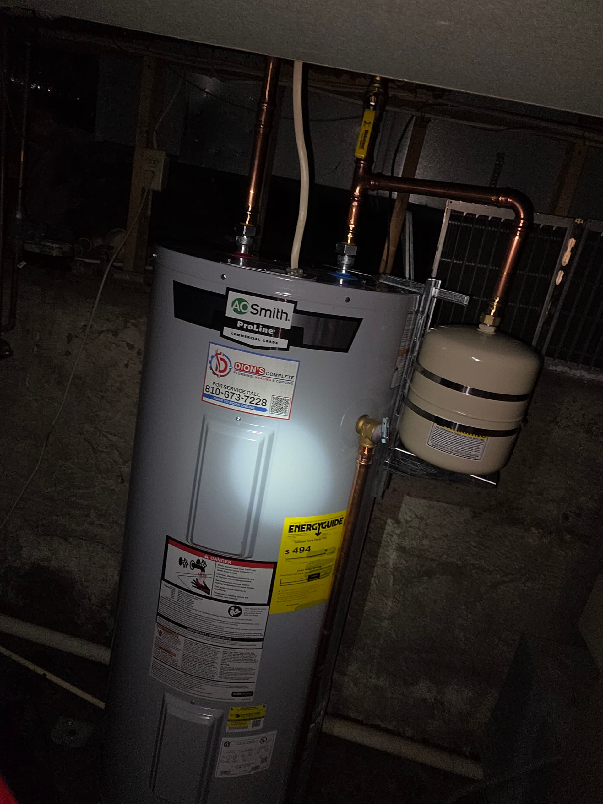 Gallery photos for Sump Pump and Water Heater Replacement at a Dentist Office: Image #4