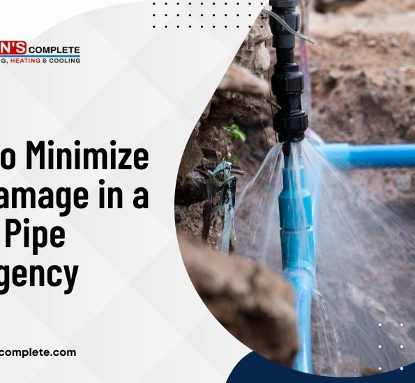 How to Minimize the Damage in a Burst Pipe Emergency